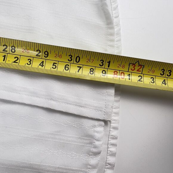 Dos De Oro Rodeo Shirt Sz M Pearl Snap Clean White Red Embroidery Front Back - Picture 8 of 12